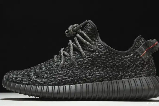 2023) Pirate Black Adidas (2022 Yeezy 350 Boost BB5350 0617